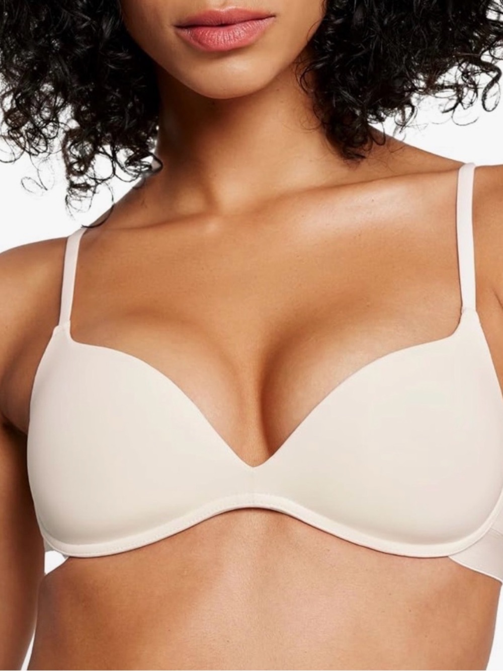 Pepper Bra 32AA Wirefree Zero-G Padded Lift 0778 Up Fitted Push Bralette Ecru